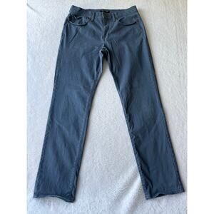 Lucky Brand Pants Mens 33x32 Blue Chinos 121 Slim Straight Golf Church Work Pant